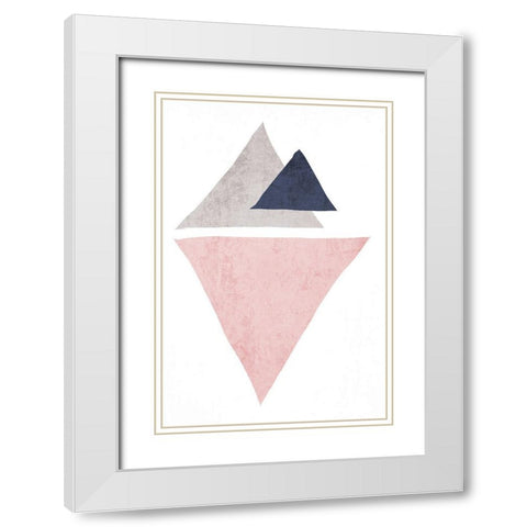 Modern Scandinavian II White Modern Wood Framed Art Print with Double Matting by Orlov, Irena