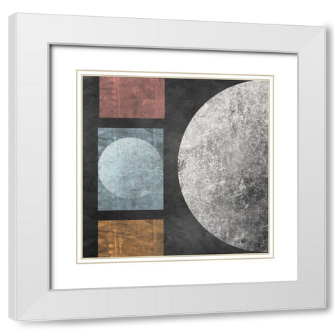 Geometry Mystery Moon II White Modern Wood Framed Art Print with Double Matting by Orlov, Irena