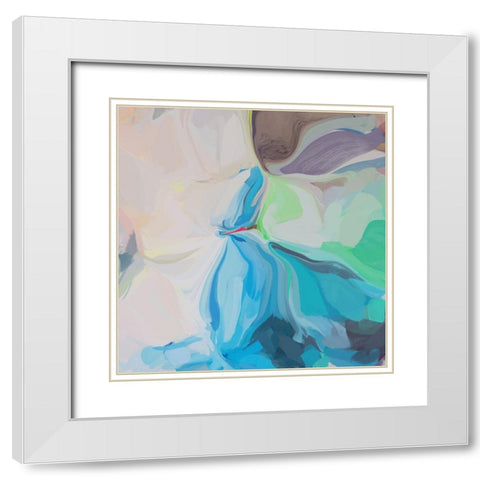 Fictional Feelings I White Modern Wood Framed Art Print with Double Matting by Orlov, Irena