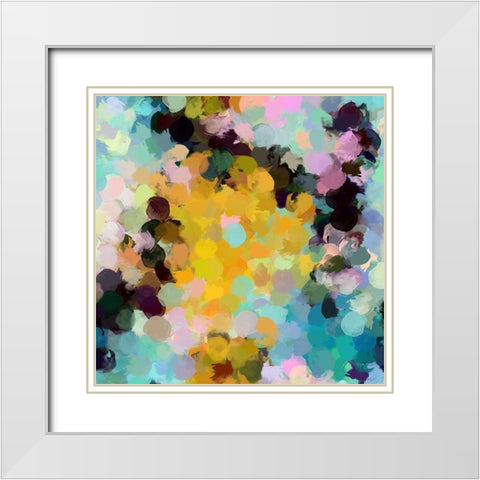 We are in Summer I White Modern Wood Framed Art Print with Double Matting by Orlov, Irena