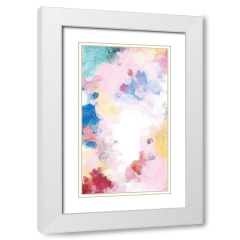 Abstraction I White Modern Wood Framed Art Print with Double Matting by Orlov, Irena