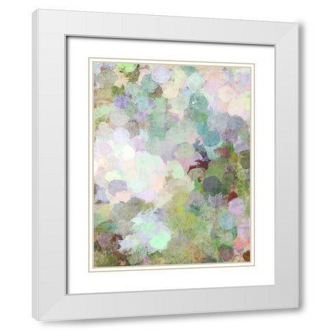 Color Expression III White Modern Wood Framed Art Print with Double Matting by Orlov, Irena