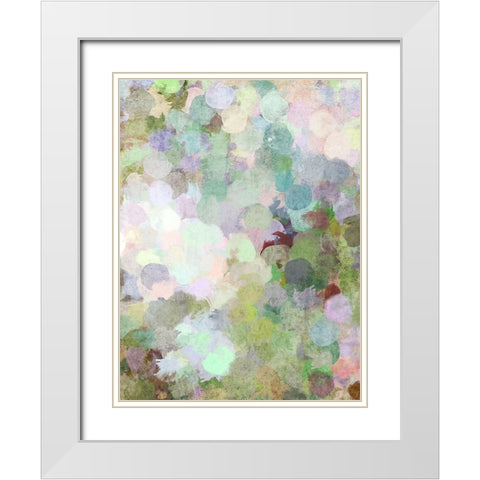 Color Expression III White Modern Wood Framed Art Print with Double Matting by Orlov, Irena
