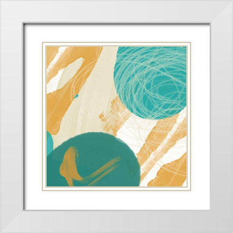 Romance White Modern Wood Framed Art Print with Double Matting by Orlov, Irena