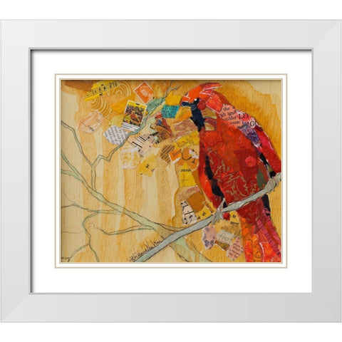 Dreaming White Modern Wood Framed Art Print with Double Matting by St Hilaire, Elizabeth