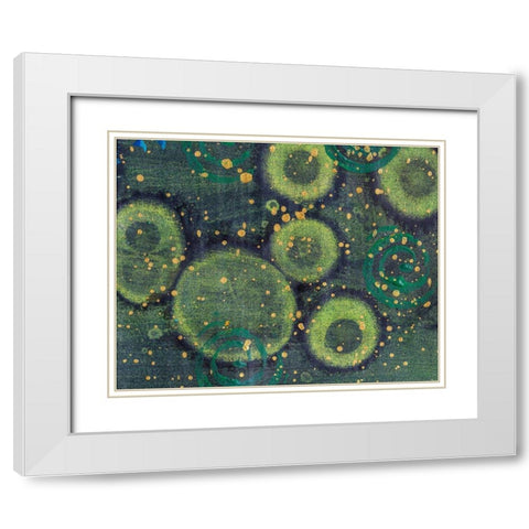 Paper I White Modern Wood Framed Art Print with Double Matting by St Hilaire, Elizabeth