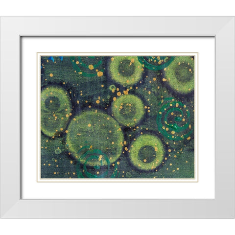 Paper I White Modern Wood Framed Art Print with Double Matting by St Hilaire, Elizabeth