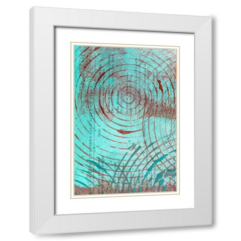 Paper IV White Modern Wood Framed Art Print with Double Matting by St Hilaire, Elizabeth