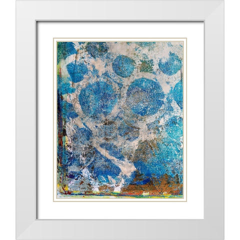 Paper V White Modern Wood Framed Art Print with Double Matting by St Hilaire, Elizabeth