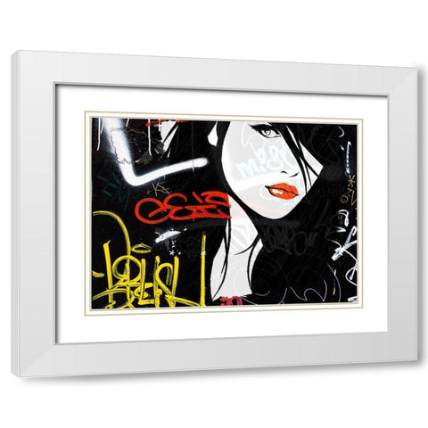 Wild at Heart White Modern Wood Framed Art Print with Double Matting by Smith, Karen