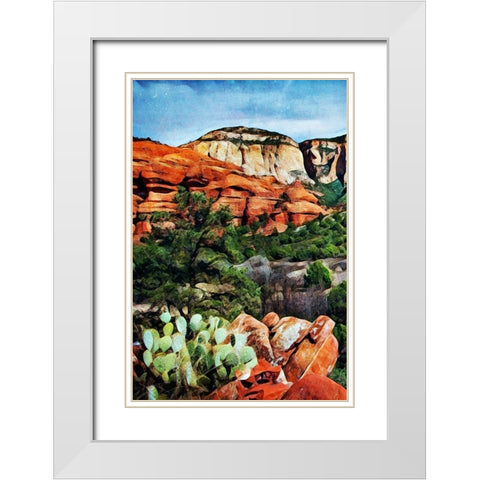 Arizona Isnt She Grand Canyon I White Modern Wood Framed Art Print with Double Matting by Aldridge, Ashley