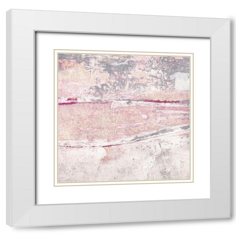 Amaze 43 White Modern Wood Framed Art Print with Double Matting by Aryai, Sia