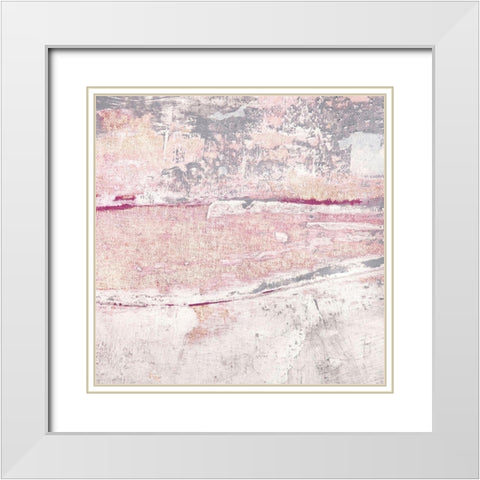 Amaze 43 White Modern Wood Framed Art Print with Double Matting by Aryai, Sia