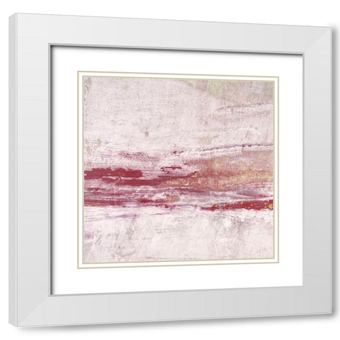 Amaze 46 White Modern Wood Framed Art Print with Double Matting by Aryai, Sia