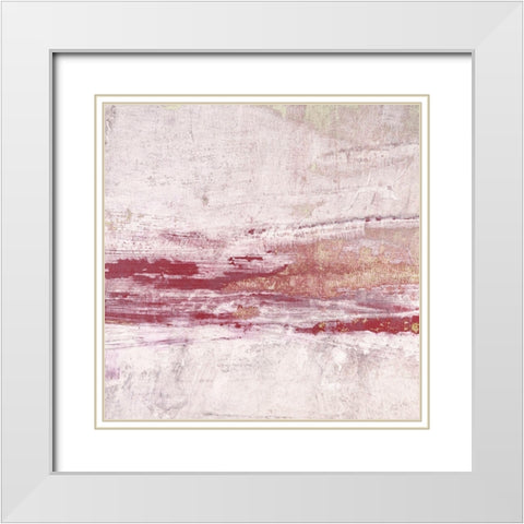 Amaze 46 White Modern Wood Framed Art Print with Double Matting by Aryai, Sia