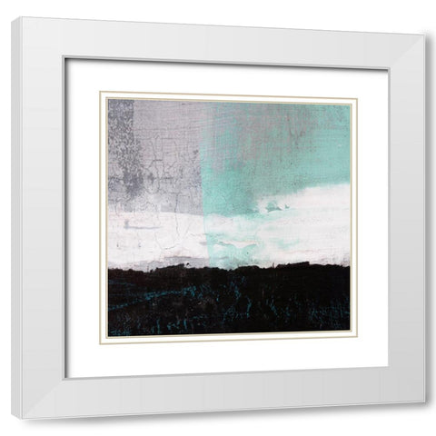 Amaze 47 White Modern Wood Framed Art Print with Double Matting by Aryai, Sia