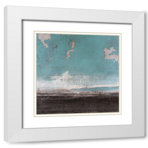 Amaze 48 White Modern Wood Framed Art Print with Double Matting by Aryai, Sia