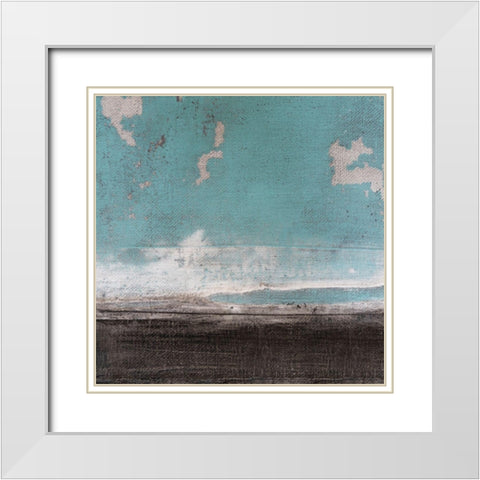 Amaze 48 White Modern Wood Framed Art Print with Double Matting by Aryai, Sia