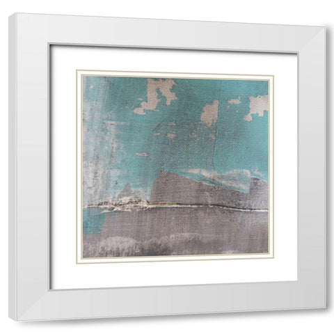 Amaze 50 White Modern Wood Framed Art Print with Double Matting by Aryai, Sia