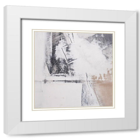 Amaze 54 White Modern Wood Framed Art Print with Double Matting by Aryai, Sia