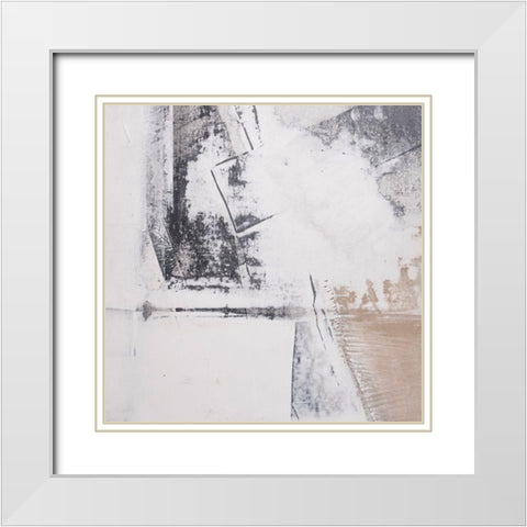 Amaze 54 White Modern Wood Framed Art Print with Double Matting by Aryai, Sia