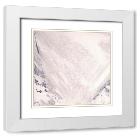 Amaze 55 White Modern Wood Framed Art Print with Double Matting by Aryai, Sia