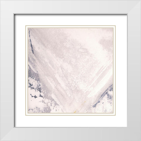 Amaze 55 White Modern Wood Framed Art Print with Double Matting by Aryai, Sia