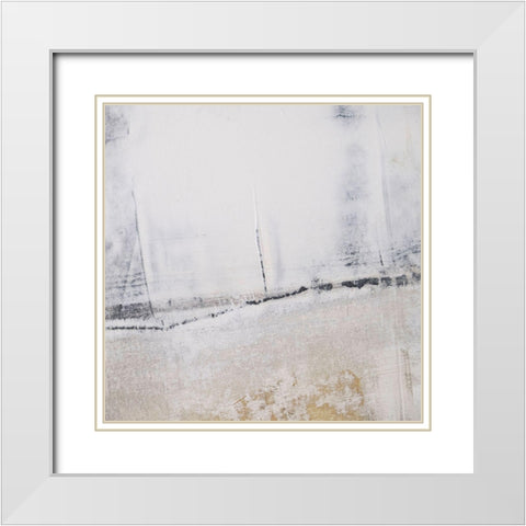 Amaze 56 White Modern Wood Framed Art Print with Double Matting by Aryai, Sia