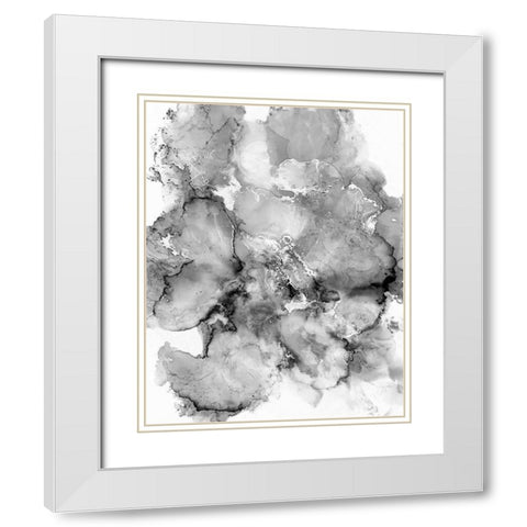 Crystal White Modern Wood Framed Art Print with Double Matting by Curinga, Kim