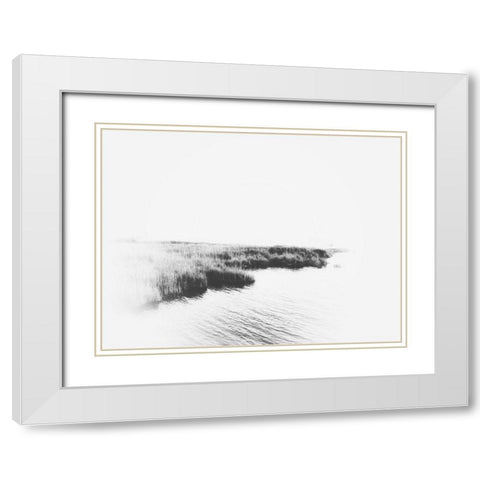 Bleached Marsh White Modern Wood Framed Art Print with Double Matting by Curinga, Kim