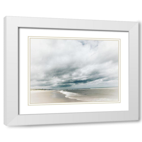 Bleached Storm IV White Modern Wood Framed Art Print with Double Matting by Curinga, Kim