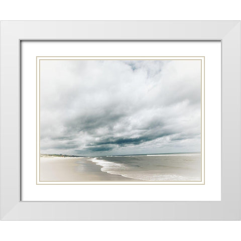 Bleached Storm IV White Modern Wood Framed Art Print with Double Matting by Curinga, Kim