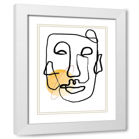 Into the Void II White Modern Wood Framed Art Print with Double Matting by Holman, Nicholas