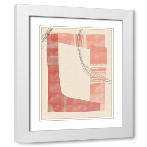 Profound Thought White Modern Wood Framed Art Print with Double Matting by Holman, Nicholas