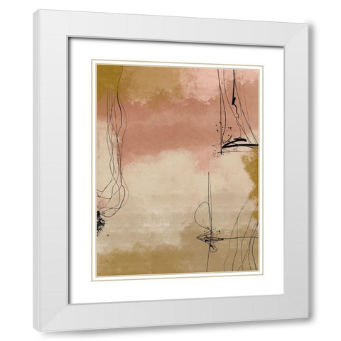 Cloud Gazing I White Modern Wood Framed Art Print with Double Matting by Holman, Nicholas