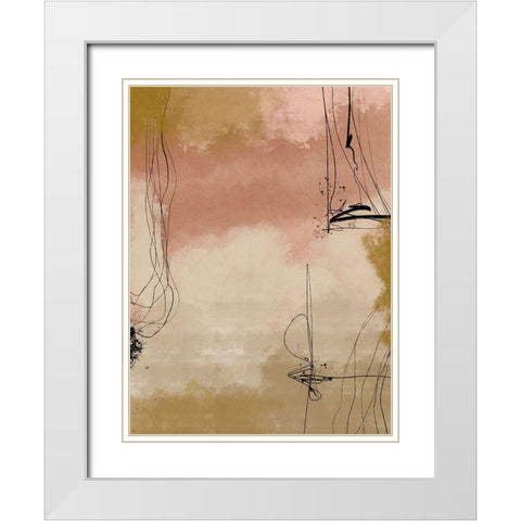 Cloud Gazing I White Modern Wood Framed Art Print with Double Matting by Holman, Nicholas