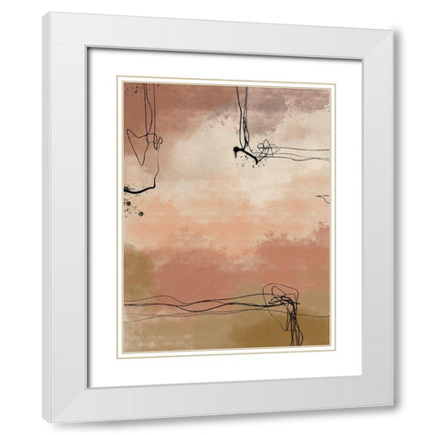 Cloud Gazing II White Modern Wood Framed Art Print with Double Matting by Holman, Nicholas