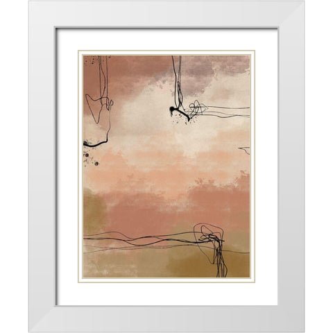 Cloud Gazing II White Modern Wood Framed Art Print with Double Matting by Holman, Nicholas