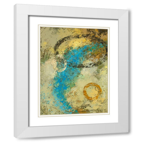 Liberation of Color White Modern Wood Framed Art Print with Double Matting by Joy, Julie