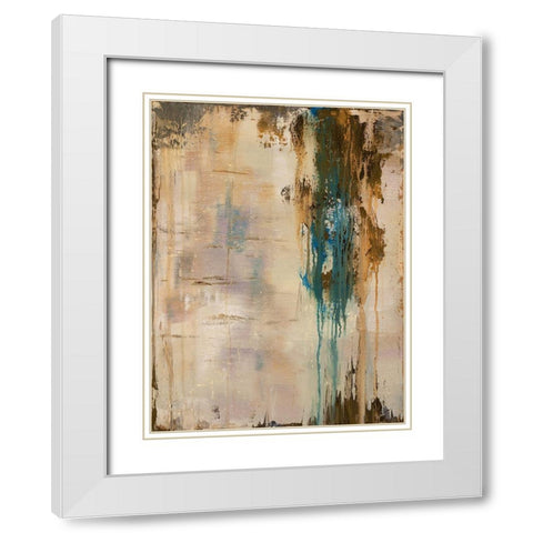 Infinite Tim and Place White Modern Wood Framed Art Print with Double Matting by Joy, Julie