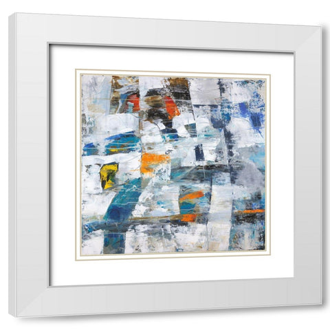 For the Love White Modern Wood Framed Art Print with Double Matting by Joy, Julie