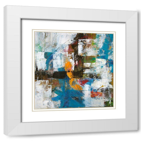 Love Prevails White Modern Wood Framed Art Print with Double Matting by Joy, Julie