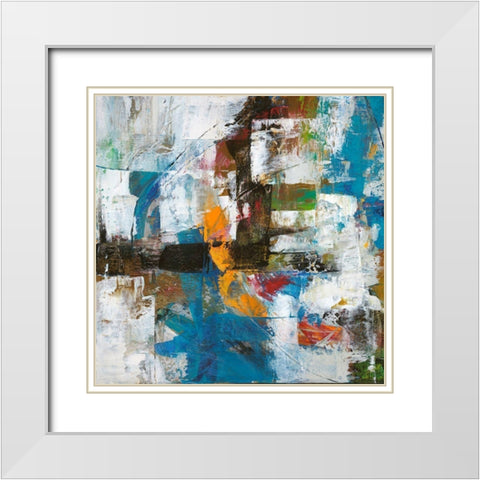 Love Prevails White Modern Wood Framed Art Print with Double Matting by Joy, Julie