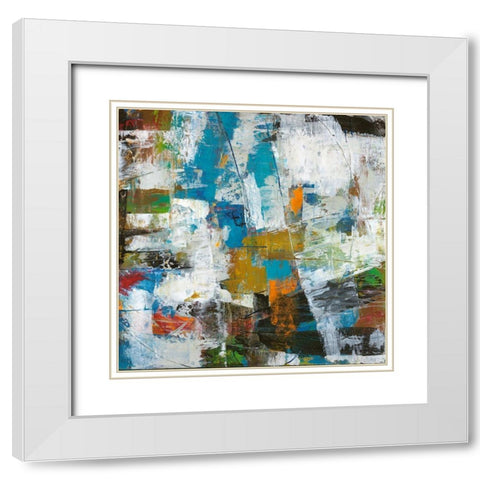 Love Prevails White Modern Wood Framed Art Print with Double Matting by Joy, Julie