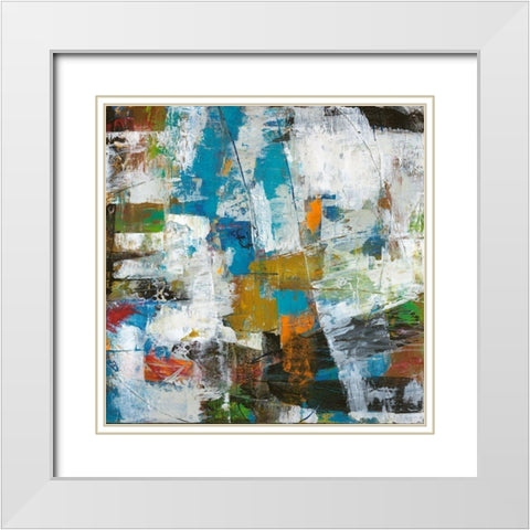 Love Prevails White Modern Wood Framed Art Print with Double Matting by Joy, Julie