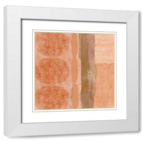 Okavango Sunset I White Modern Wood Framed Art Print with Double Matting by Kouta, Flora