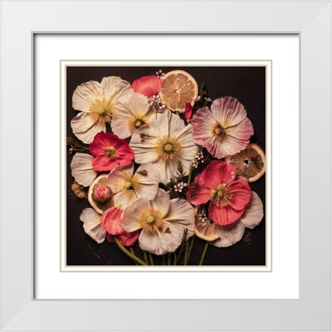 Sweet and Sour White Modern Wood Framed Art Print with Double Matting by Maclean, Leah
