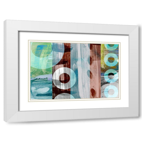 Second Occasion White Modern Wood Framed Art Print with Double Matting by Naskrent, Delores