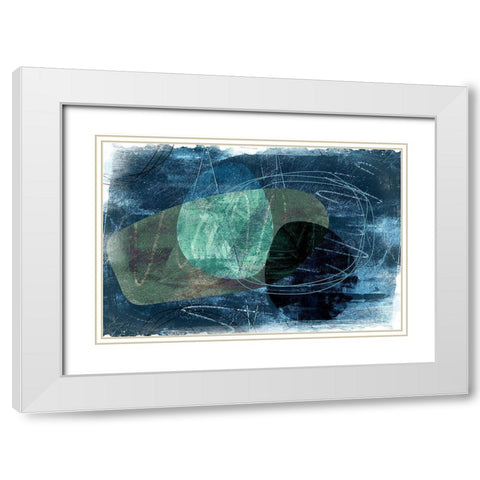 Oracle White Modern Wood Framed Art Print with Double Matting by Naskrent, Delores