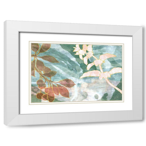 Slight Breeze White Modern Wood Framed Art Print with Double Matting by Naskrent, Delores